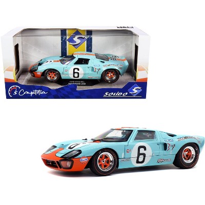 Ford GT40 MK1 #6 Ickx - Olivier "Gulf" Winner 24 Hours of Le Mans (1969) "Competition" Series 1/18 Diecast Model Car by Solido