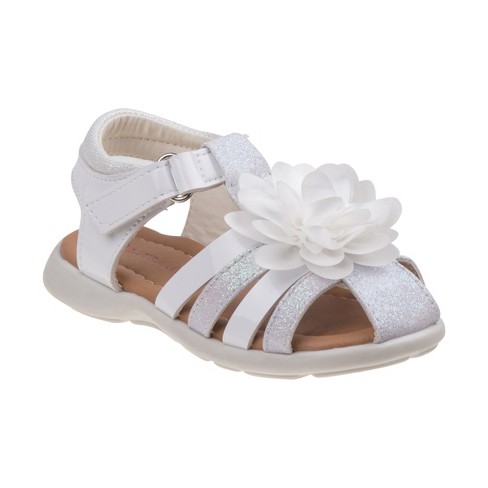 Target girls hot sale white sandals