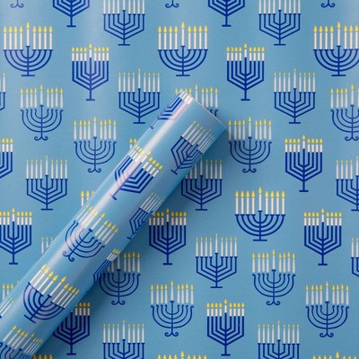 75 sq ft Hanukkah Wrap Menorahs