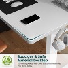 Kumasinova Electric Standing Desk with Adjustable Height,Stand Up Computer Desk with Splice Board,Ergonomic Home Office Work Table with 2 Hooks - 4 of 4
