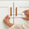 Regalo Home Safety Sliding Locks Cabinet Handle Lock Baby Proofing Lock Child Safety Cabinet Latch - White - 4 of 4