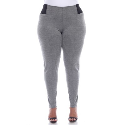 plus size womens black work pants