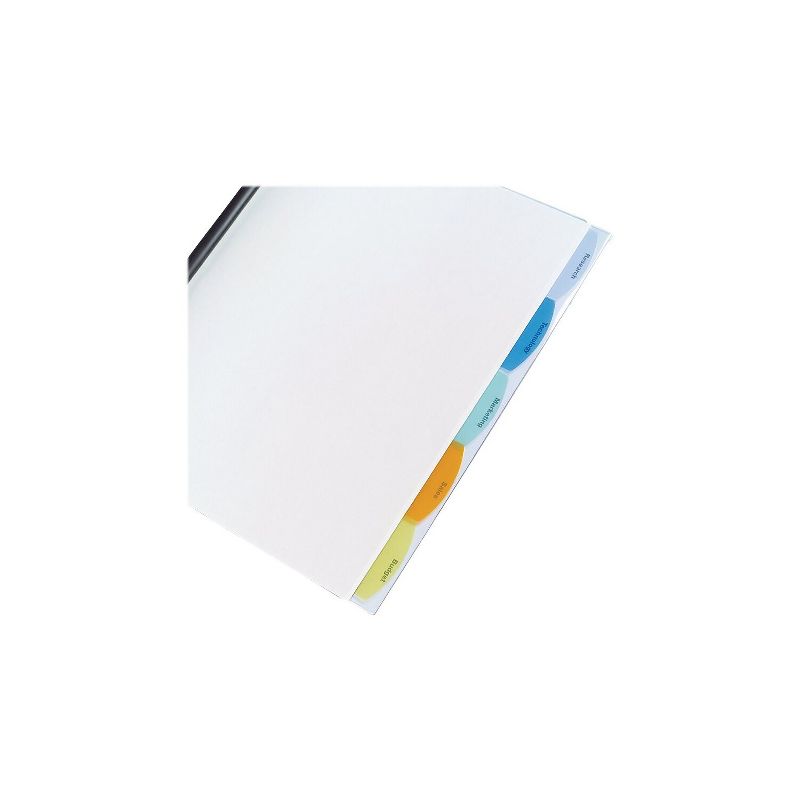GBC Polypropylene View-Tab Report Cover Binding Bar Letter Holds 20 Pages Clear 55766, 2 of 3