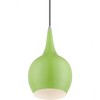 Livex Lighting Andes 1 - Light Pendant in  Shiny Apple Green/Polished Chrome - 2 of 3