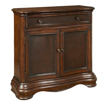 Two-Tone Hall Chest Walnut - HomeFare