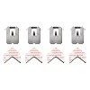 3M 25lb CLAW Drywall Picture Hanger with Temporary Spot Marker + 4 hangers and 4 markers - 2 of 4