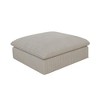 Kumasinova 39.4" Modular Ottoman for Cloud Sofa,Plush Corduroy Fabric Footrest Ottoman with Removable Cushion,DIY Combination for Living Room - 4 of 4
