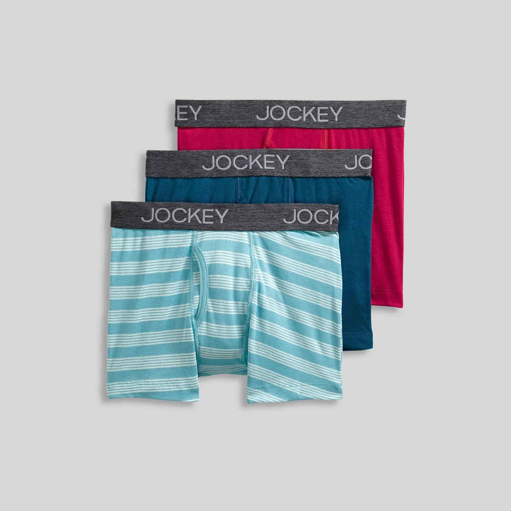 Jockey Generation™ Boys' 3pk Cotton Boxer Briefs - S