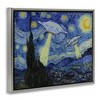 Stupell Industries Starry Night Classic Alien UFOs Black Framed Floater Canvas Wall Art - 3 of 4