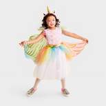 Kids' Light Up Rainbow Unicorn Halloween Costume Dress with Headpiece - Hyde & EEK! Boutique™
