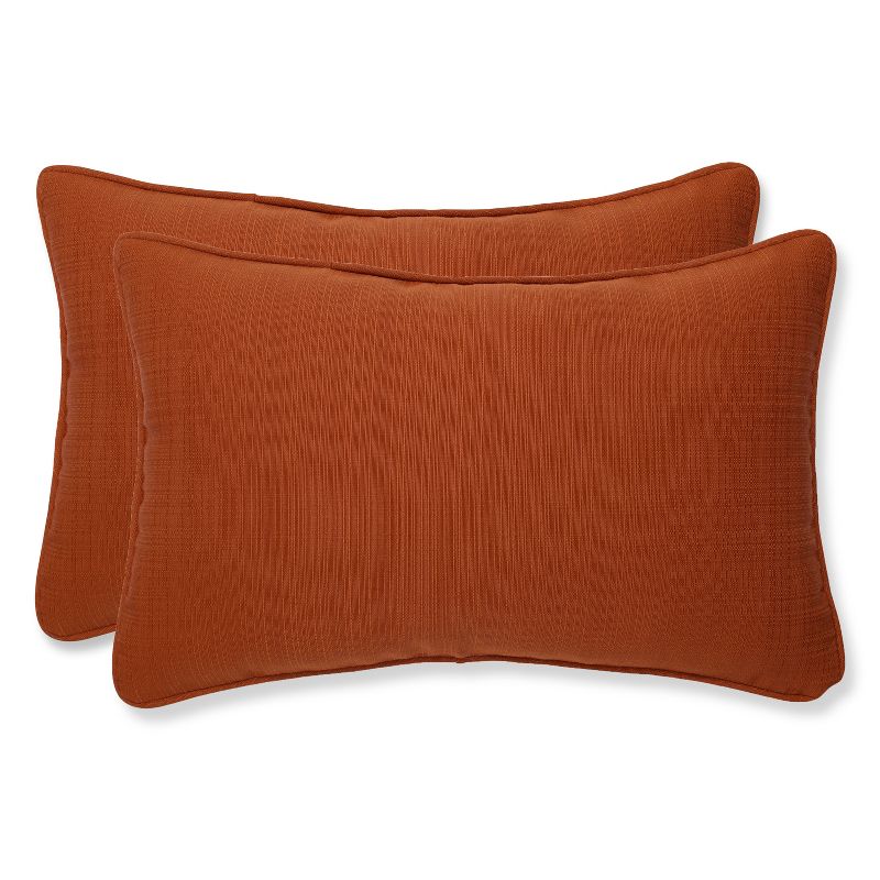Fresco 2pc Rectangular Outdoor Throw Pillows - Pillow Perfect, 1 of 5