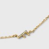 14K Gold Dipped Cubic Zirconia Initial Necklace - A New Day™ - 4 of 4