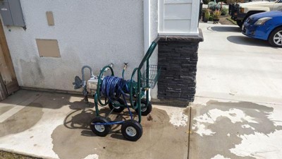 Liberty Garden Products Lbg-872-2 4 Wheel Hose Reel Cart Holds Up