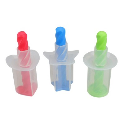 Northlight Set of 3 Heart, Star and Circle Shaped Ice Cream Makers 5"