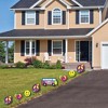 Big Dot of Happiness 60's Hippie - Yard Sign & Outdoor Lawn Decorations - 1960s Groovy Party Yard Signs - Set of 8 - 2 of 4