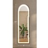 FONTOI Floor Standing Mirror with Stand, Wall Mirror, Wall Mounted Hanging Mirror, Makeup Mirror for Bedroom, Cloakroom, White, 16"*0.9"*60" - 3 of 4