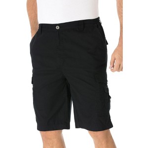 KingSize Men's Big & Tall 10" Side Elastic Canyon Cargo Shorts - 1 of 4