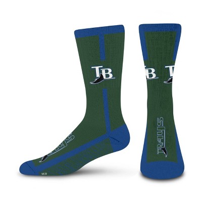 MLB Tampa Bay Rays Adult Crew Socks
