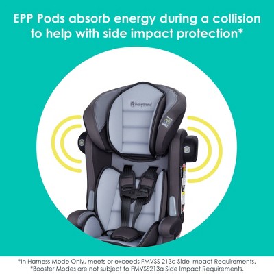 Baby Trend Hybrid SI 3-in-1 Combination Booster Seat with Side Impact Protection - Madrid Black
