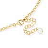 Ross-Simons 5.5-10.5mm Cultured Pearl Fringe Necklace in 18kt Gold Over Sterling Size 18 - 2 of 4