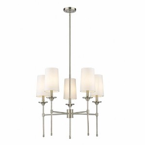 Z-Lite Emily 5 - Light Chandelier in  Brushed Nickel - 1 of 4
