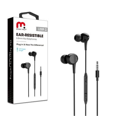 MyBat Pro 3.5mm Plug Wired Stereo Handsfree - Black