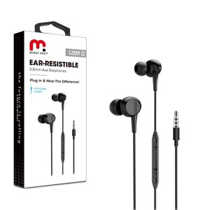 MyBat Pro 3.5mm Plug Wired Stereo Handsfree - Black - 1 of 4