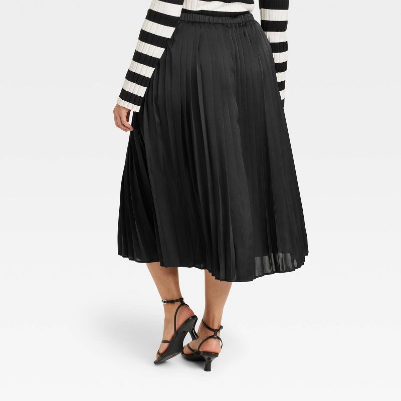 Women's Pleated A-Line Midi Skirt - A New Day™, 3 of 7