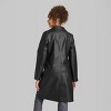 Women's Faux Leather Trench Coat - Wild Fable™ - image 3 of 3