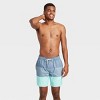 Men's 7" Colorblock Swim Trunks - Goodfellow & Co™ Green - image 3 of 3