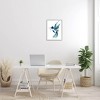 Stupell Industries Modern Blue Hummingbird Flying Framed Giclee Art - 2 of 4