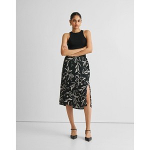 Reistor® Women's Floral Skirt with Front Slit - 1 of 4
