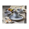 TAG Loft Speckled Reactive Glaze Stoneware Dinnerware Plate 10 inch Grey Dishwasher Safe Set 4 - 2 of 2