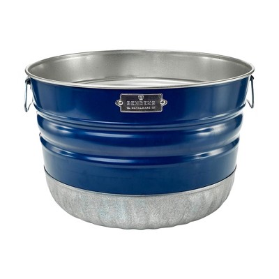 Behrens 9 Gal Galvanized Steel Utility Basket w/Wire Handle & Rim