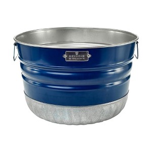 Behrens 9 Gal Galvanized Steel Utility Basket w/Wire Handle & Rim - 1 of 4