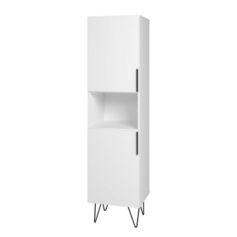 Threshold carson deals narrow bookcase white