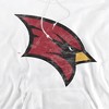 Saginaw Valley State University Official Distressed Primary Logo Adult Pull-Over Hoodie - 2 of 4