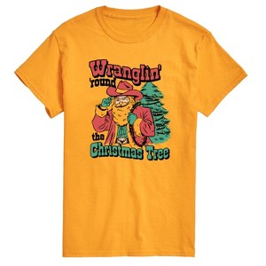 Men's - Instant Message - Wranglin Around The Tree Short Sleeve Graphic T-Shirt - 1 of 4