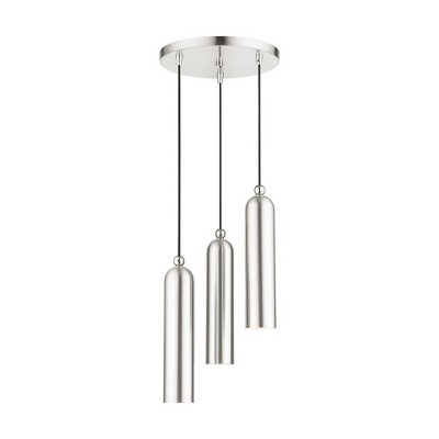 Livex Lighting Ardmore 3 - Light Pendant in  Brushed Nickel
