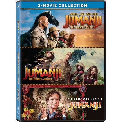 Jumanji / Jumanji: Welcome to the Jungle / Jumanji: The Next Level (DVD)