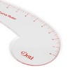 Dritz 12" Curved Ruler for Pattern Drafting Clear - image 3 of 4