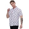 HAPPY BAY Men's Hawaiian Shirt Fashion Button Down Short Sleeves Holidays Aloha Party Casual Tops Summer Beaches Shirts for Men - 4 of 4