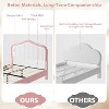CuisinSmart Upholstered Twin Bed Frame with Storage Drawer, Velvet Bed Frame with Headboard for Girls, Boys, No Box Spring Needed, Noise Free - 3 of 4