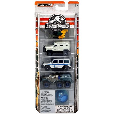matchbox jurassic world cast