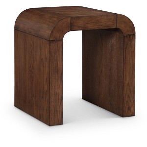 Meridian Furniture,Toulon Oak Veneer End Table - 1 of 4
