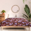 Deny Designs King Schatzi Brown Macy Floral Autumn Comforter and Pillow Sham - 3 of 4