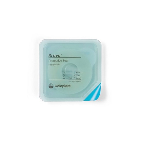 Coloplast Brava Thin Skin Barrier Ring Protective Seal, Less than 1 1/8 in  Stoma, 10 Count
