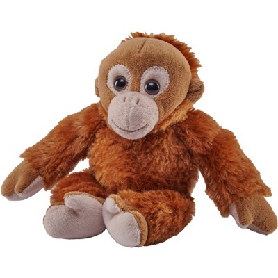 Wild Republic Pocketkins Eco Orangutan Stuffed Animal, 5 Inches
