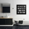 Stupell Industries Text Me For TP Funny Bathroom, 30" x 30" - 2 of 4