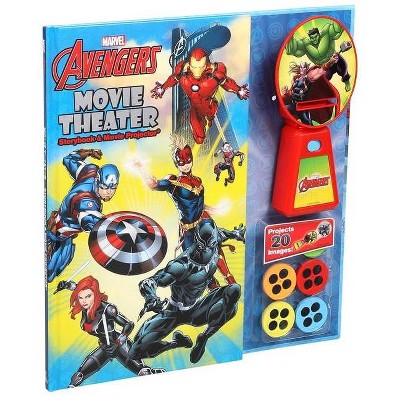 Marvel Avengers: Movie Theater Storybook & Movie Projector - by  Editors of Studio Fun International (Hardcover)